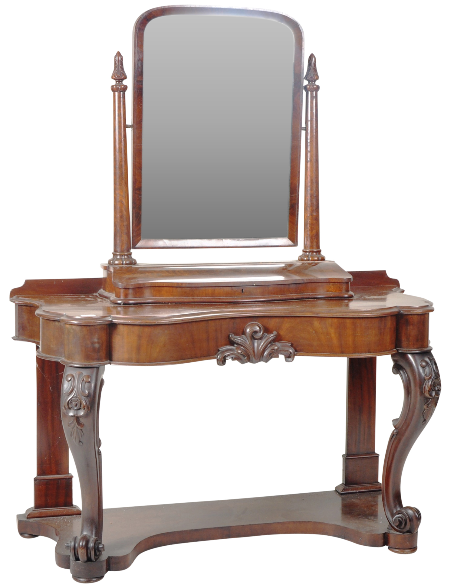 19TH CENTURY VICTORIAN MAHOGANY DUCHESS DRESSING TABLE