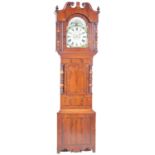 19TH CENTURY VICTORIAN S. LEHMANN OF MOLD LONGCASE CLOCK