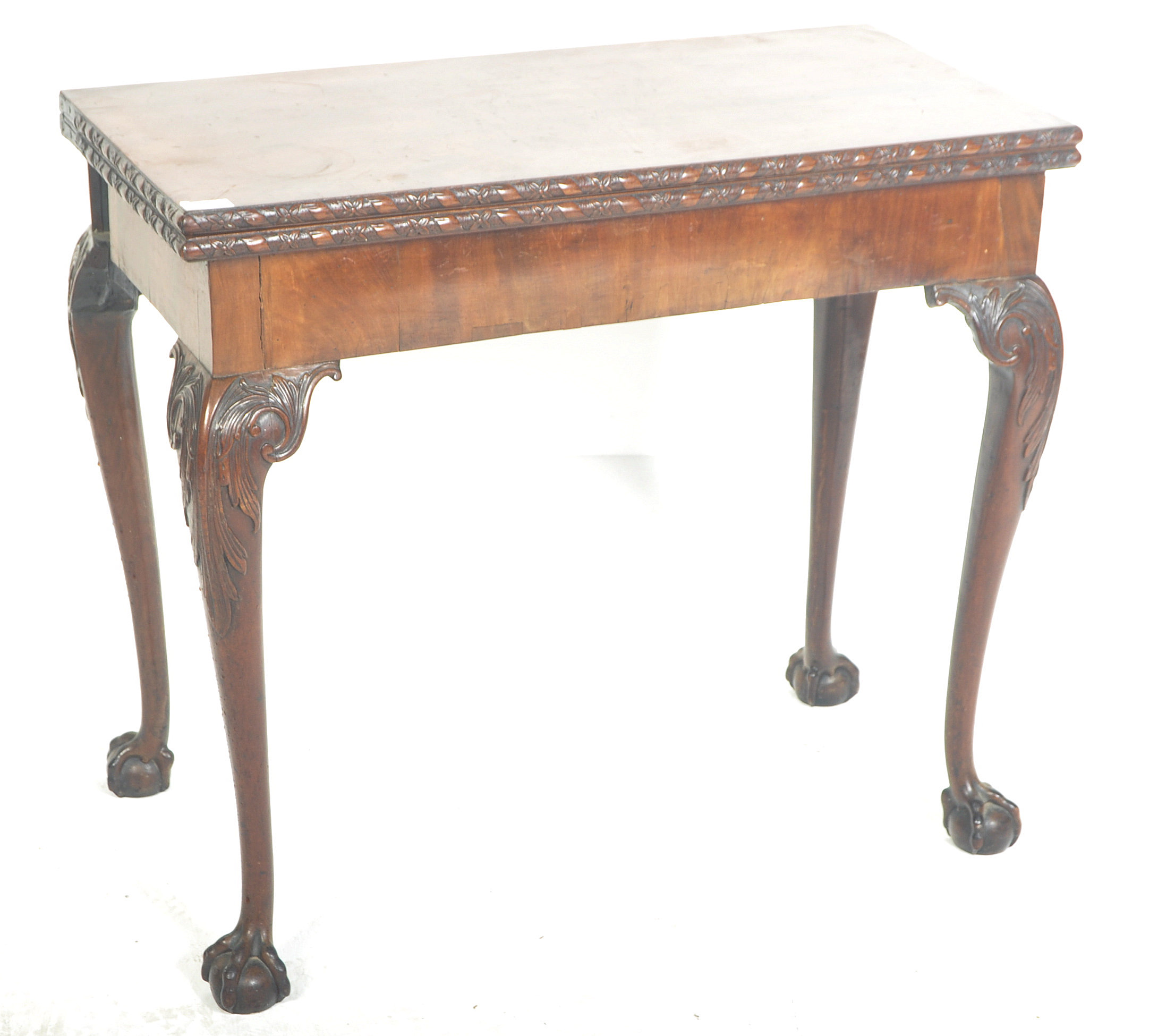 18TH CENTURY GEORGE III MAHOGANY TEA TABLE - Image 2 of 9