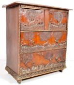 EARLY 20TH CENTURY CHINOISERIE CARVED CHEST OF DRAWERS