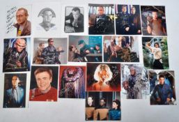 AUTOGRAPHS - AMERICAN SCI-FI - COLLECTION OF SIGNED 8X10" PHOTOGRAPHS