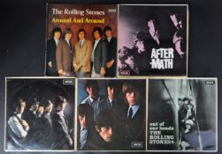 THE ROLLING - SELECTION OF FIVE VINYL RECORD ALBUMS