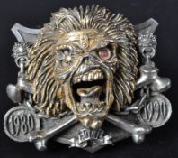 IRON MAIDEN - THE FIRST TEN YEARS - LIMITED EDITION BELT BUCKLE