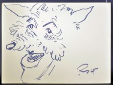 ROLF HARRIS - 'THE SLY FOX' - PORTRAIT OF SIR JIMMY SAVILE FROM SAVILE'S ESTATE