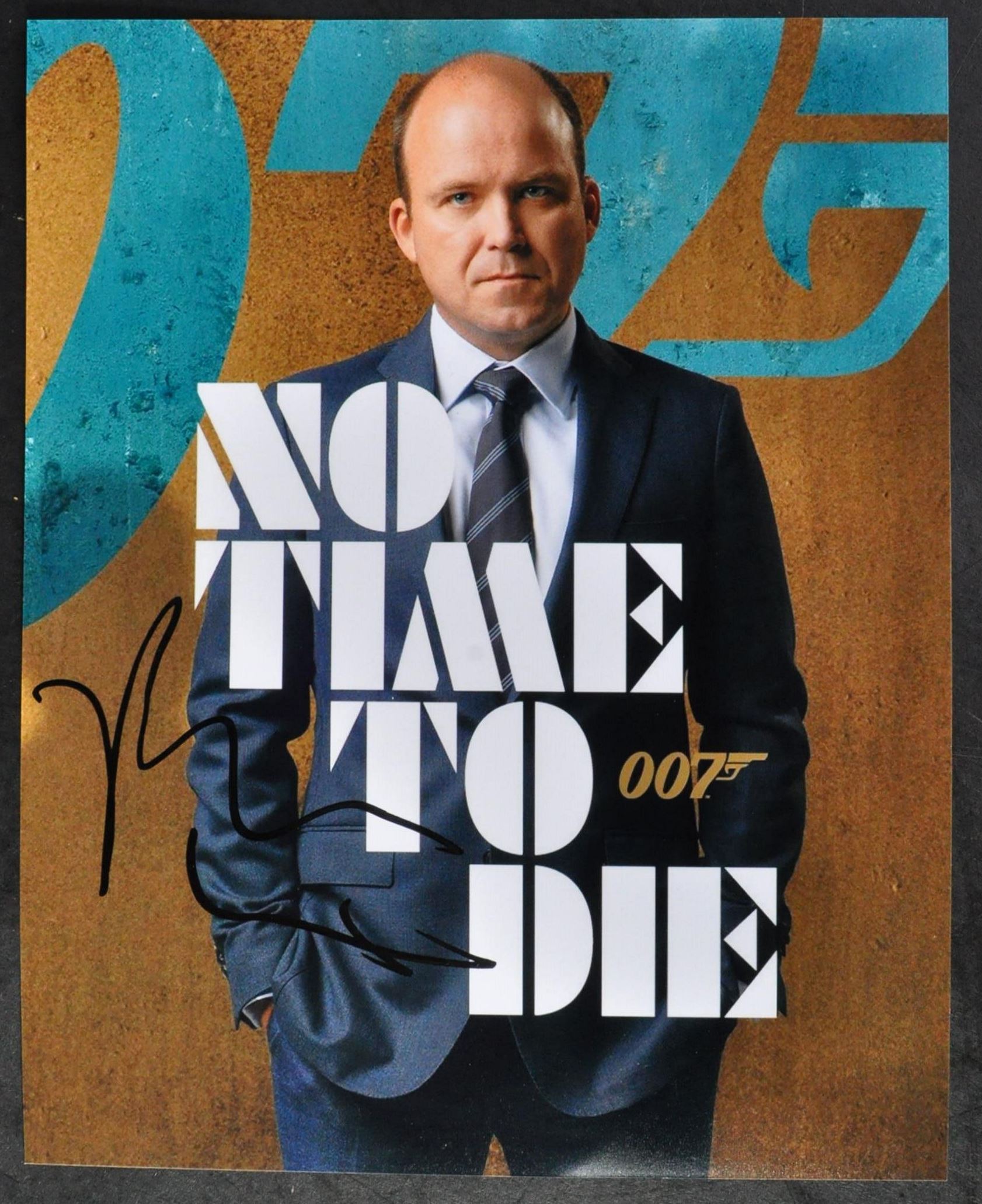 JAMES BOND 007 - NO TIME TO DIE - RORY KINENAR SIGNED PHOTO - AFTAL