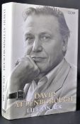 SIR DAVID ATTENBOROUGH - LIFE ON AIR - SIGNED BOOK