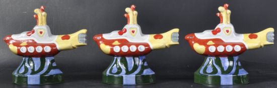 THE BEATLES - YELLOW SUBMARINE - SET OF CERAMIC STATUES