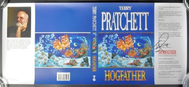 TERRY PRATCHETT (1948-2015) - SIGNED PRINTER'S PROOF DUST JACKET - HOGFATHER