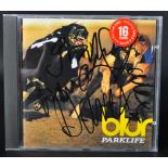 BLUR - PARKLIFE - SIGNED CD BY THE WHOLE BAND