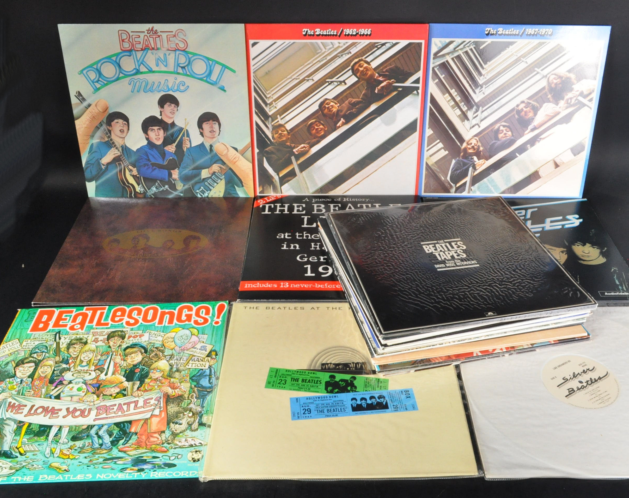 THE BEATLES COLLECTION OF APPROX 24 RETROSPECTIVE RECORDS