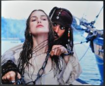 KEIRA KNIGHTLEY - PIRATES OF THE CARIBBEAN - SIGNED 8X10" PHOTO - AFTAL