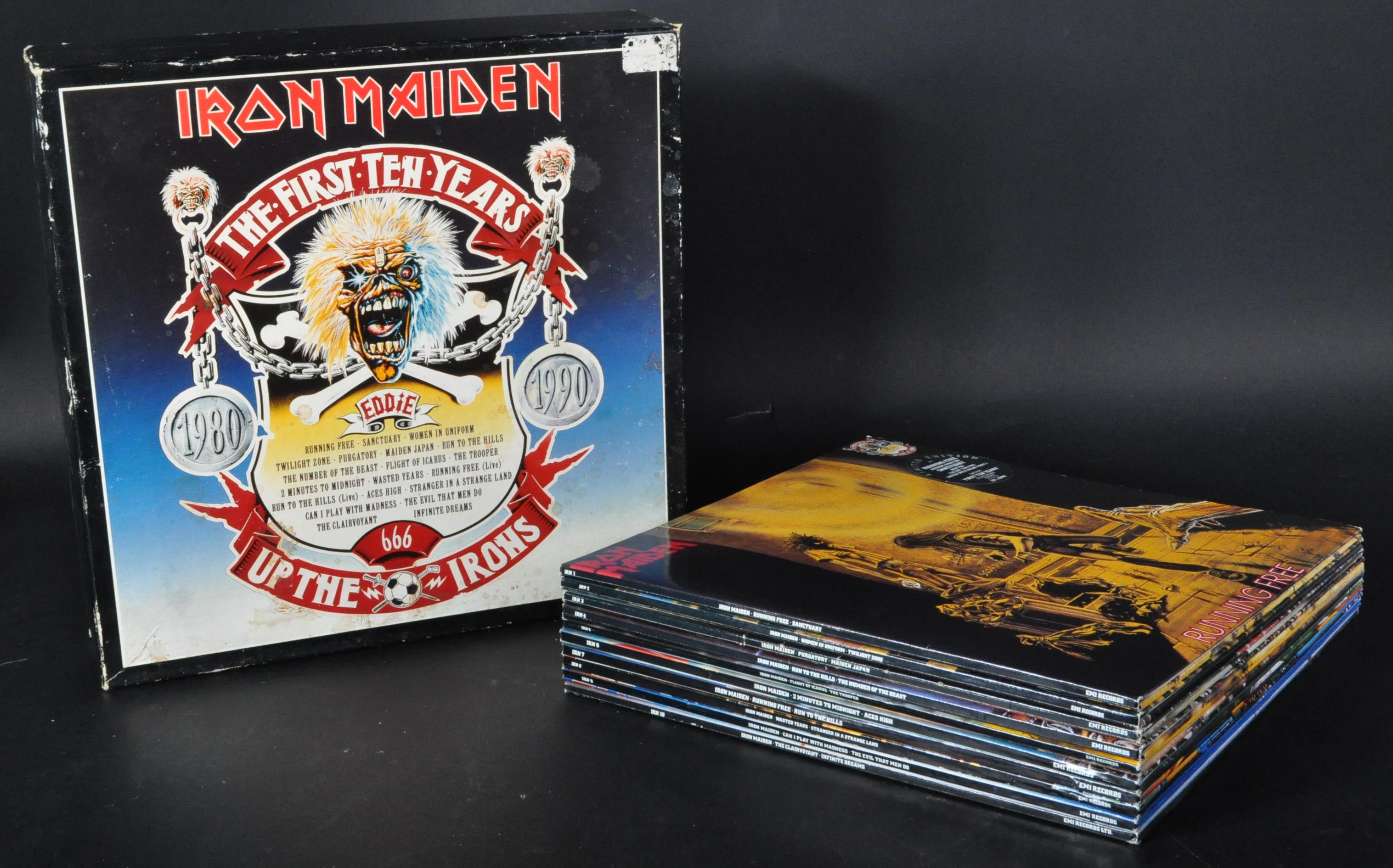 IRON MAIDEN - THE FIRST TEN YEARS - 20X 12" SINGLES BOXSET