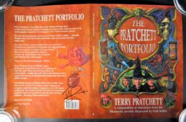 TERRY PRATCHETT (1948-2015) - THE PRATCHETT PORTFOLIO SIGNED PRINTER'S COVER