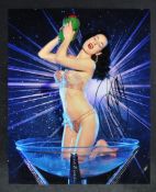 DITA VON TEESE - BURLESQUE DANCER - AUTOGRAPHED 11X14" - AFTAL