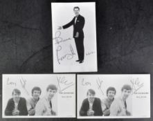AUTOGRAPHS - 1960S - THE BACHELORS & BRUCE FORSTYH