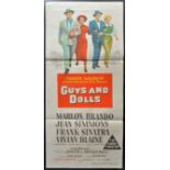 GUYS AND DOLLS (1955) - ORIGINAL AUSTRALIAN DAYBILL MOVIE POSTER