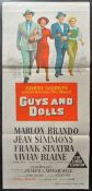 GUYS AND DOLLS (1955) - ORIGINAL AUSTRALIAN DAYBILL MOVIE POSTER