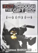 BANKSY - EXIT THROUGH THE GIFT SHOP - ORIGINAL PROMOTIONAL POSTER