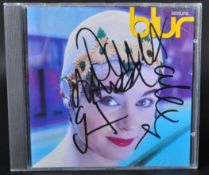 BLUR - LEISURE - SIGNED CD BY THE WHOLE BAND