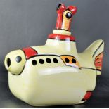 THE BEATLES - LORNA BAILEY CERAMIC YELLOW SUBMARINE TEAPOT