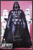 STAR WARS - DAVE PROWSE - AUTOGRAPHED 8X12" STAR WARS PHOTOGRAPH