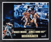 SIR ROGER MOORE - JAMES BOND 007 MOONRAKER SIGNED PHOTO