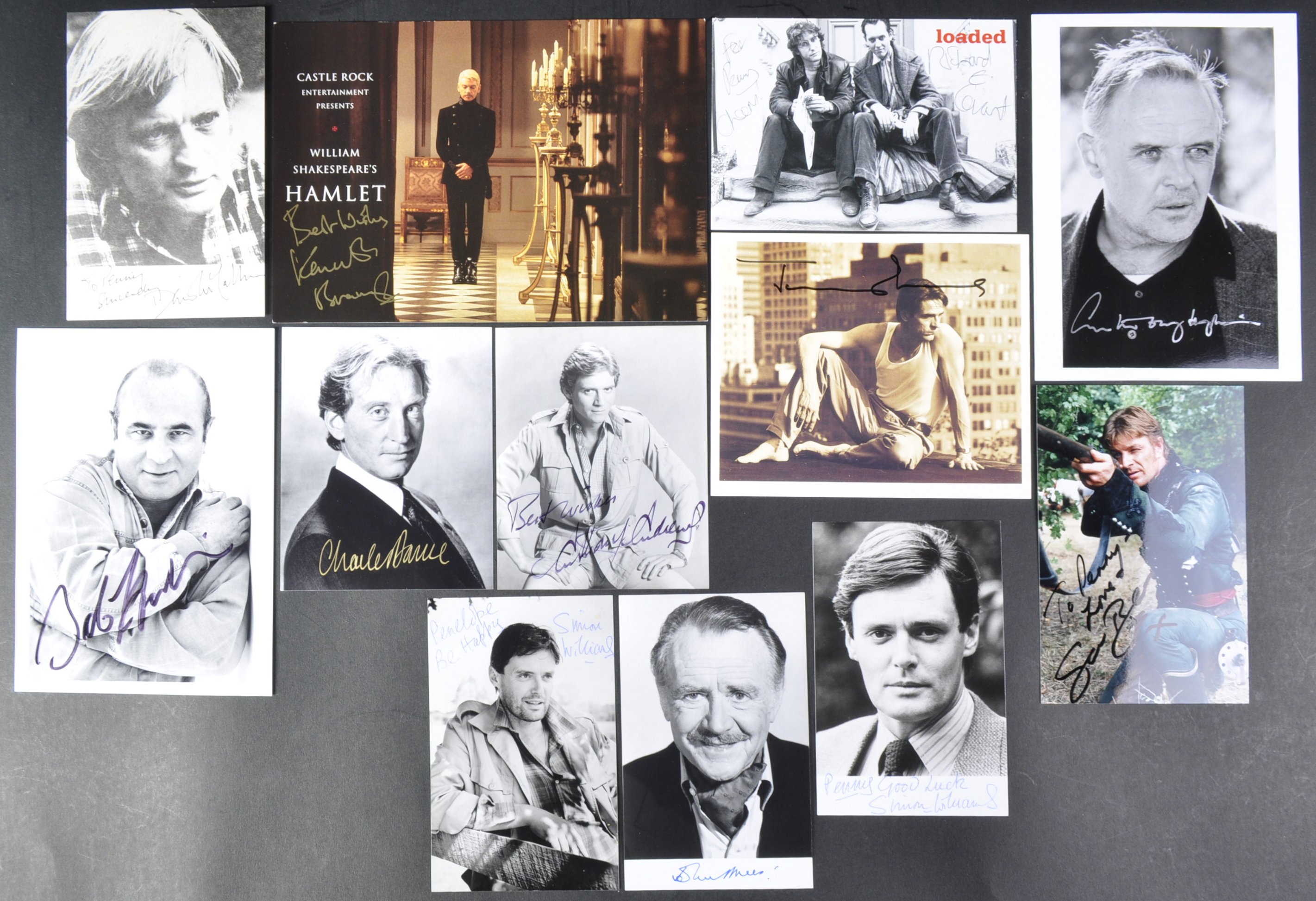 AUTOGRAPHS - BRITISH ACTORS - COLLECTION OF SIGNED PHOTOS