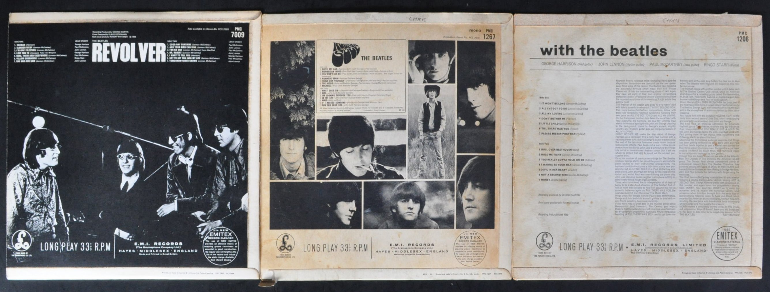 THE BEATLES - COLLECTION OF THREE VINYL RECORD ALBUMS - Image 2 of 3