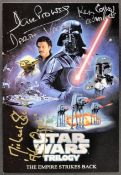 STAR WARS - DAVE PROWSE, KEN COLLEY & MICHAEL SHEARD SIGNED CARD