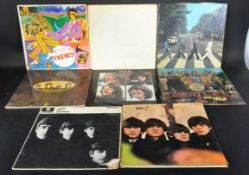 THE BEATLES - COLLECTION OF EIGHT VINYL RECORDS