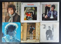 BOB DYLAN - COLLECTION OF SIX VINYL RECORD ALBUMS