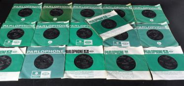 THE BEATLES COLLECTION OF 21 45RPM 7" VINYL SINGLES
