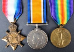 WWI FIRST WORLD WAR MEDAL GROUP - MANCHESTER REGIMENT