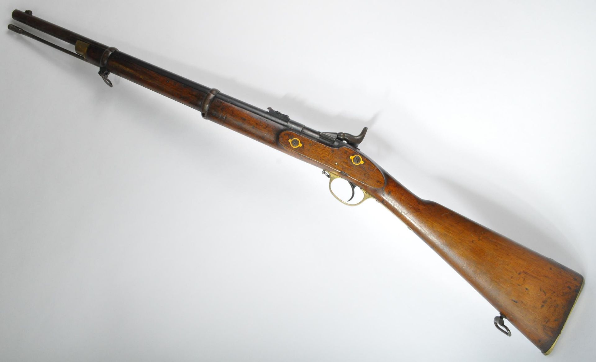 19TH CENTURY BRITISH SNIDER ENFIELD BREECH LOADING RIFLE - Bild 3 aus 10