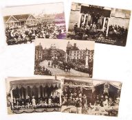 BRISTOL KING GEORGE V & QUEEN MARY VISIT POSTCARDS