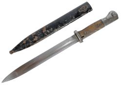 ORIGINAL WWI GERMAN SG 84/98 K98 RIFLE BAYONET & SCABBARD