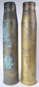 TWO BOSNIAN WAR ERA INERT RUSSIAN 100MM SHELL CASES