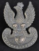 WWII SECOND WORLD WAR POLISH ARMY OFFICERS SIDE CAP BADGE