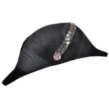 EARLY 20TH CENTURY ROYAL NAVY OFFICERS BICORN HAT