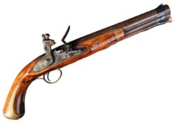 19TH CENTURY 1805 PATTERN US MARSHAL HARPERS FERRY FLINTLOCK PISTOL