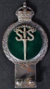 WWII SECOND WORLD WAR SAS COMMANDO STAFF CAR BADGE