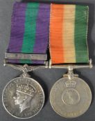 ORIGINAL POST WAR GURKHA REGIMENT MEDAL PAIR