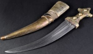 19TH CENTURY SAUDI ARABIAN WAHHABITE JAMBIYA DAGGER