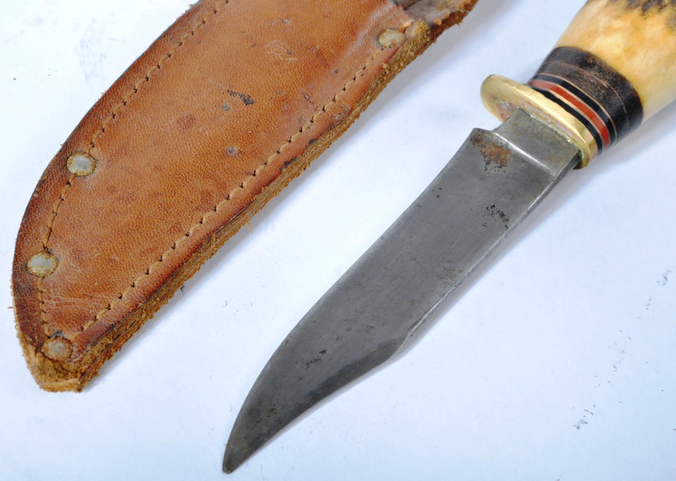 WWII SECOND WORLD WAR PERIOD BRITISH ARMY TYPE TRENCH KNIFE - Image 2 of 6