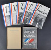 COLLECTION OF ASSORTED WWII FRENCH RESISTANCE BOOKS