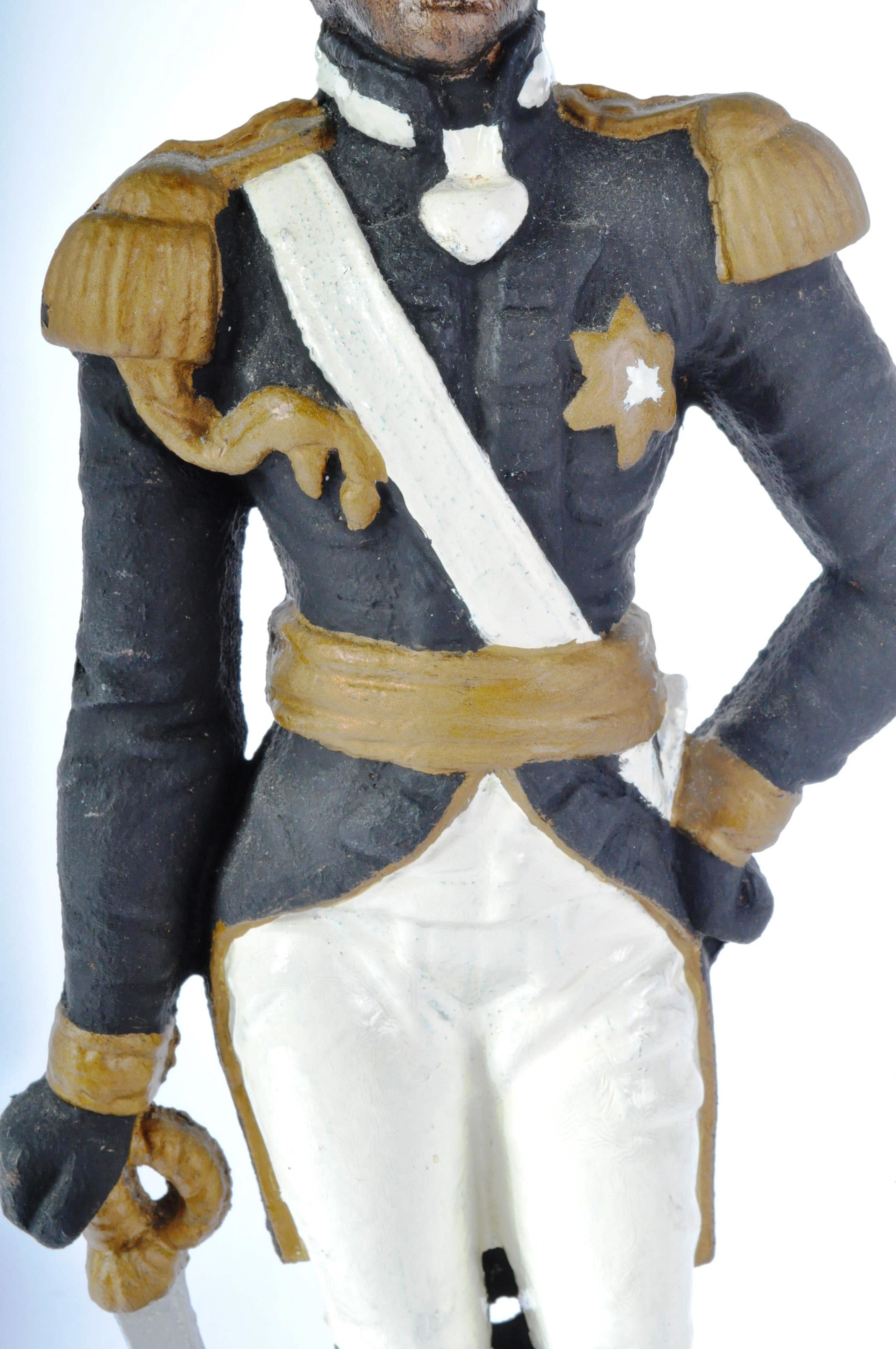 20TH CENTURY CAST IRON DOORSTOP IN THE FORM OF LORD WELLINGTON - Image 4 of 5