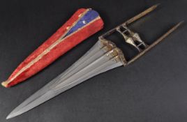 18TH CENTURY INDIAN MUGHAL EMPIRE KATAR PUSH DAGGER