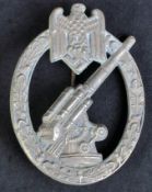 WWII SECOND WORLD WAR GERMAN THIRD REICH FLAK BATTLE BADGE