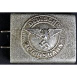 WWII SECOND WORLD WAR GERMAN RAILWAY WORKERS BELT BUCKLE