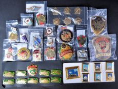 LARGE COLLECTION OF ASSORTED VINTAGE SOVIET UNION MILITARY BADGES